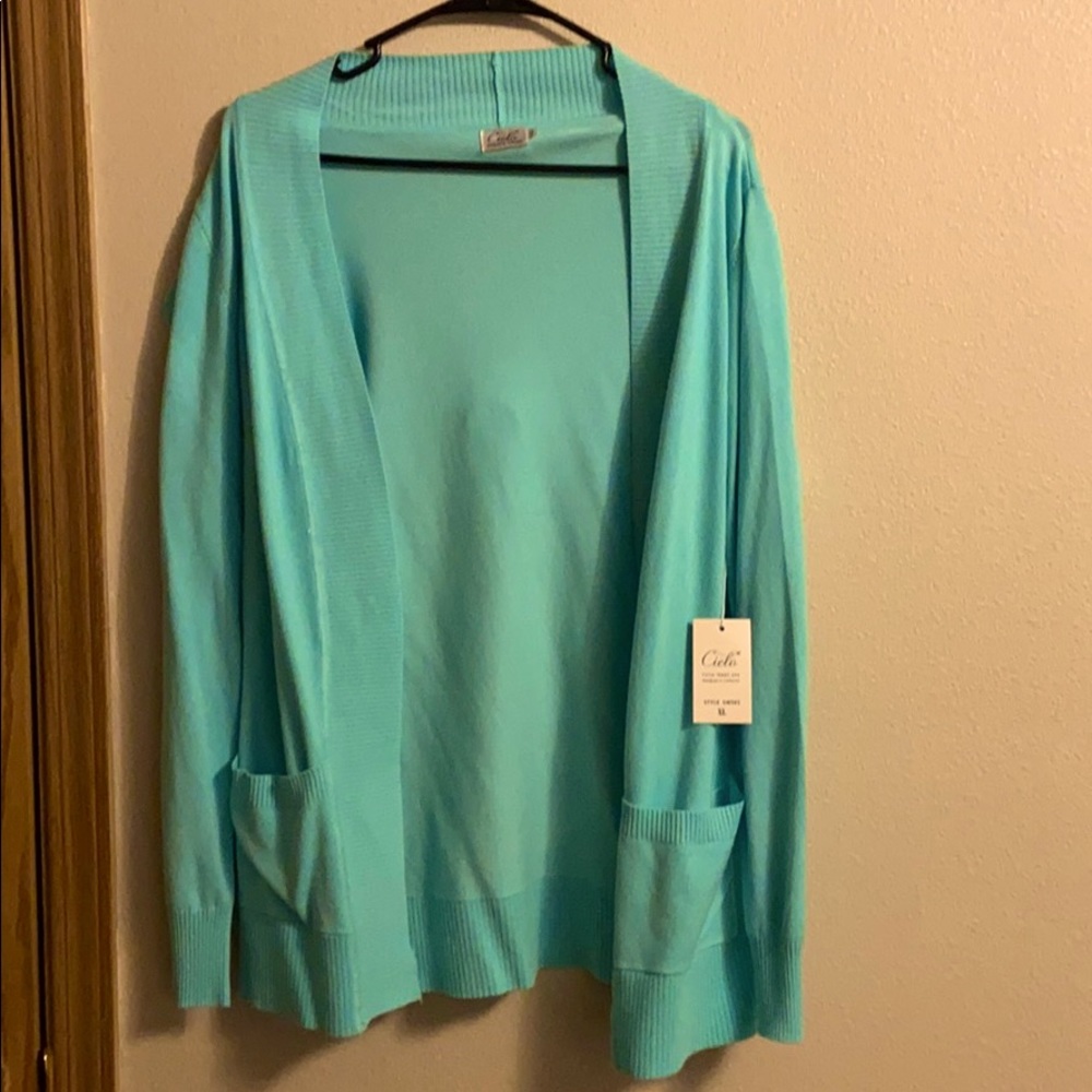 Mint cardigan